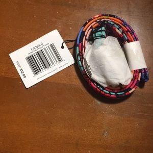 NWT floral fiesta Vera Bradley lanyard